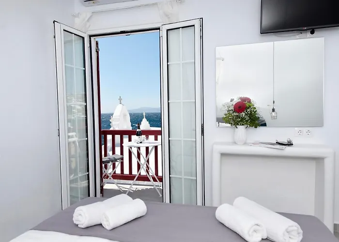 Myconian Little Venice Elite With Sea View דירה Mykonos Town