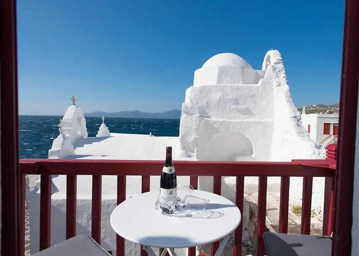 Myconian Little Venice Elite With Sea View דירה