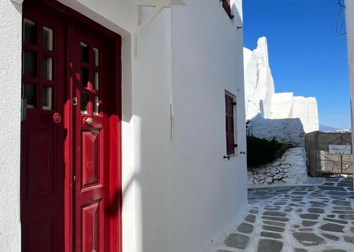 דירה Myconian Little Venice Elite With Sea View