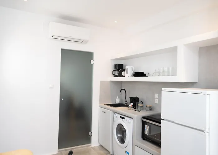 דירה Myconian Little Venice Elite With Sea View *